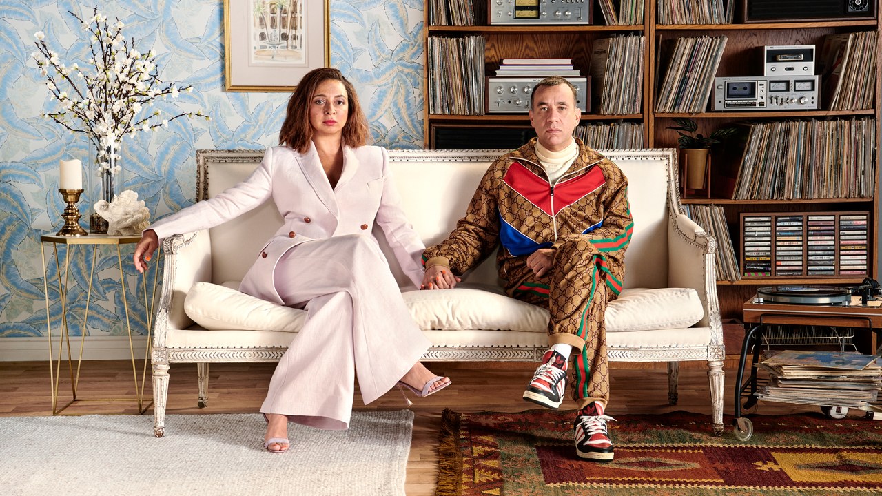 Shot at Quixote: Fred Armisen and Maya Rudolph by Peter Yang for GQ