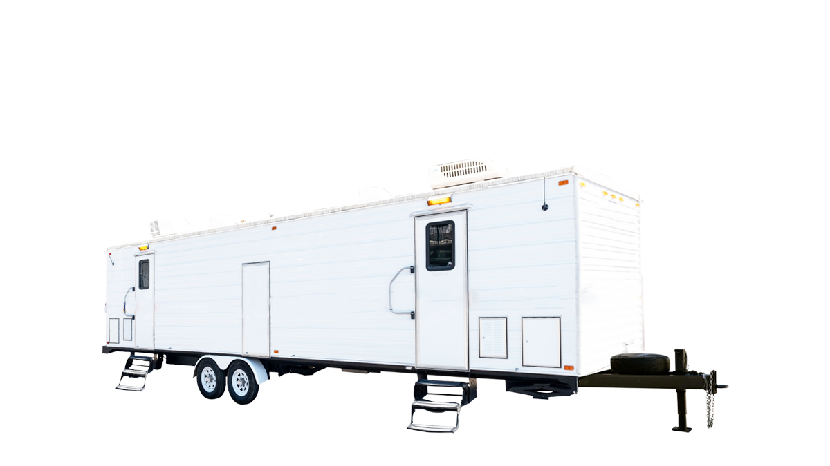 2C 38ft 2 Room Cast Trailer Exterior