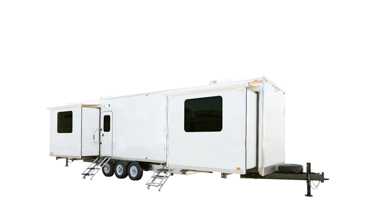 2E 40ft 2 Room Cast Trailer with Slide Outs
